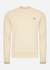 Fred Perry Truien  Crew neck sweatshirt - oatmeal 