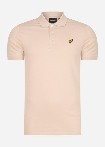 Lyle & Scott Polo's  Plain polo shirt - sesame 