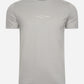 Embroidered t-shirt - limestone