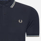 Fred Perry Polo's  Twin tipped fred perry shirt - nvy slvbl wrmgre 