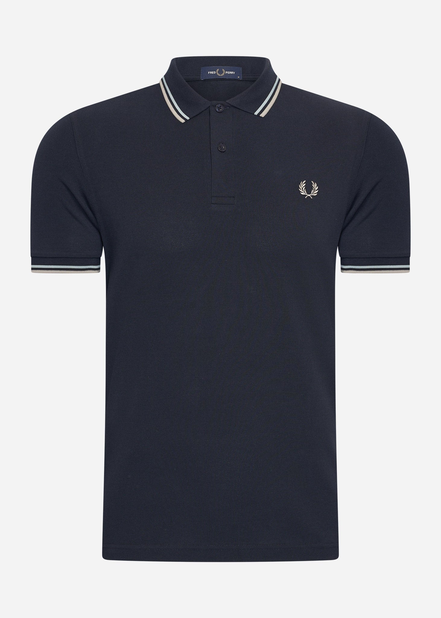 Fred Perry Polo's  Twin tipped fred perry shirt - nvy slvbl wrmgre 