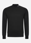 Fred Perry Truien  Branded collar sweatshirt - black 