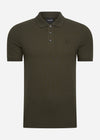 Lyle & Scott Polo's  Tonal eagle polo shirt - olive 