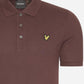 Lyle & Scott Polo's  Plain polo shirt - deep mahogany 