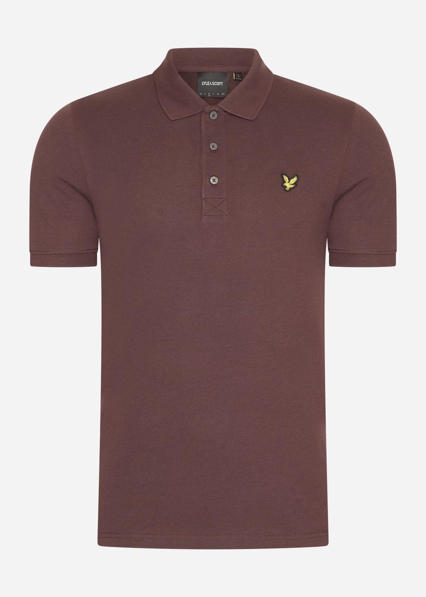 Lyle & Scott Polo's  Plain polo shirt - deep mahogany 