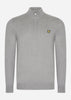 Lyle & Scott Truien 3 Pack cotton merino quarter zip jumper - jet black - dark navy - mid grey marl