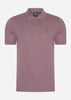 Lyle & Scott Polo's  Plain polo shirt - highland mauve 