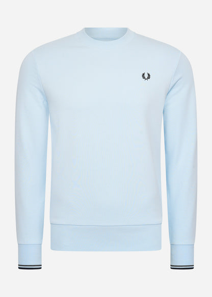 Fred Perry Truien  Crew neck sweatshirt - light ice 