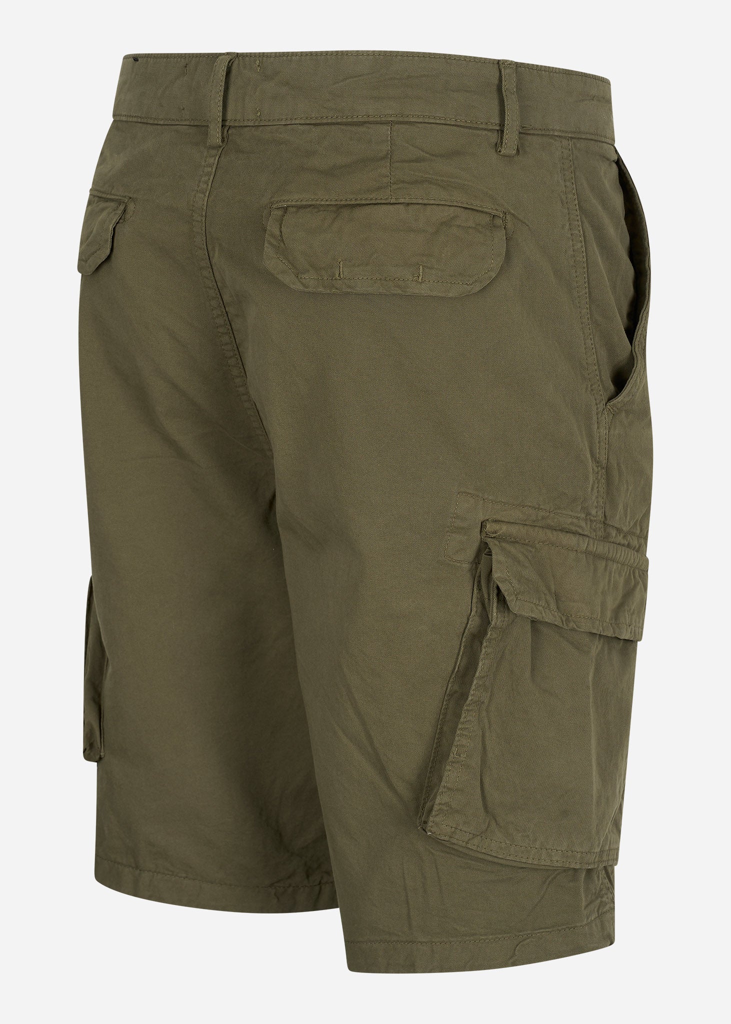 Lyle & Scott Korte Broeken  Wembley cargo short - olive 