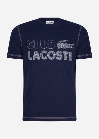 Lacoste T-shirts  Club lacoste t-shirt - navy blue 