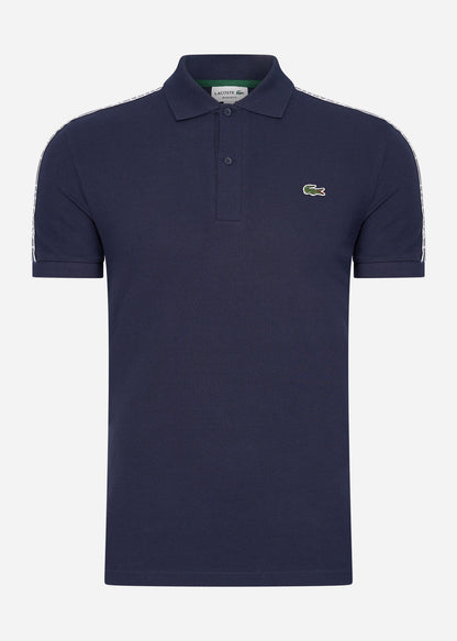 Lacoste Polo's  Contrast stripe polo - navy blue 