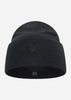 Lyle & Scott Mutsen  Tonal eagle beanie - jet black 