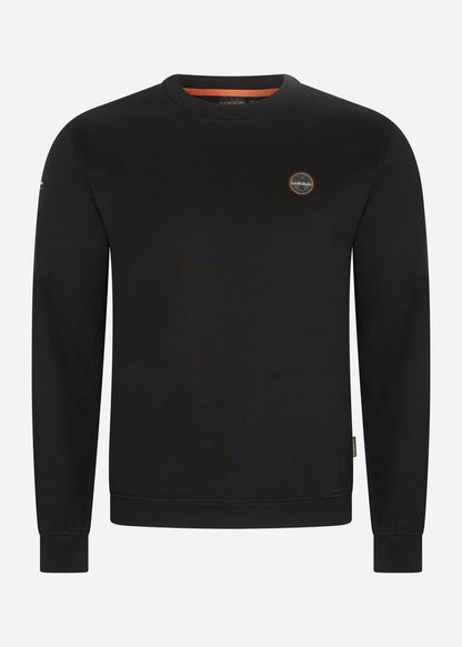 Napapijri Truien  Badge crewneck sweater  - black 