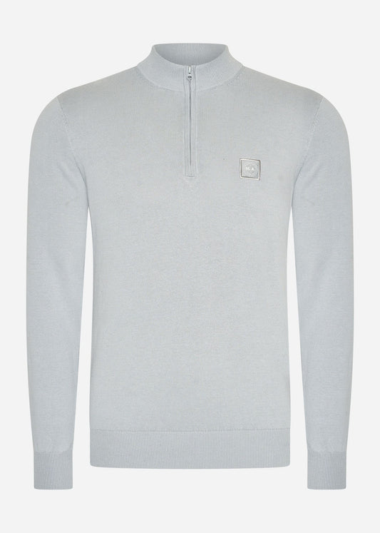 Marshall Artist Truien  Siren knitted 1/4 zip - nardo grey 