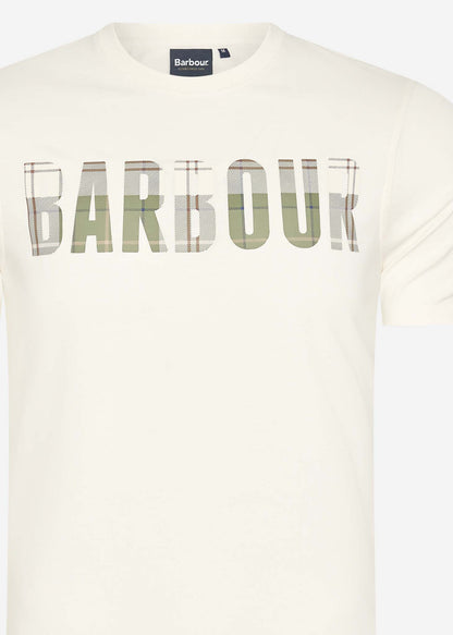 Barbour T-shirts  Thurford tee - whisper white 