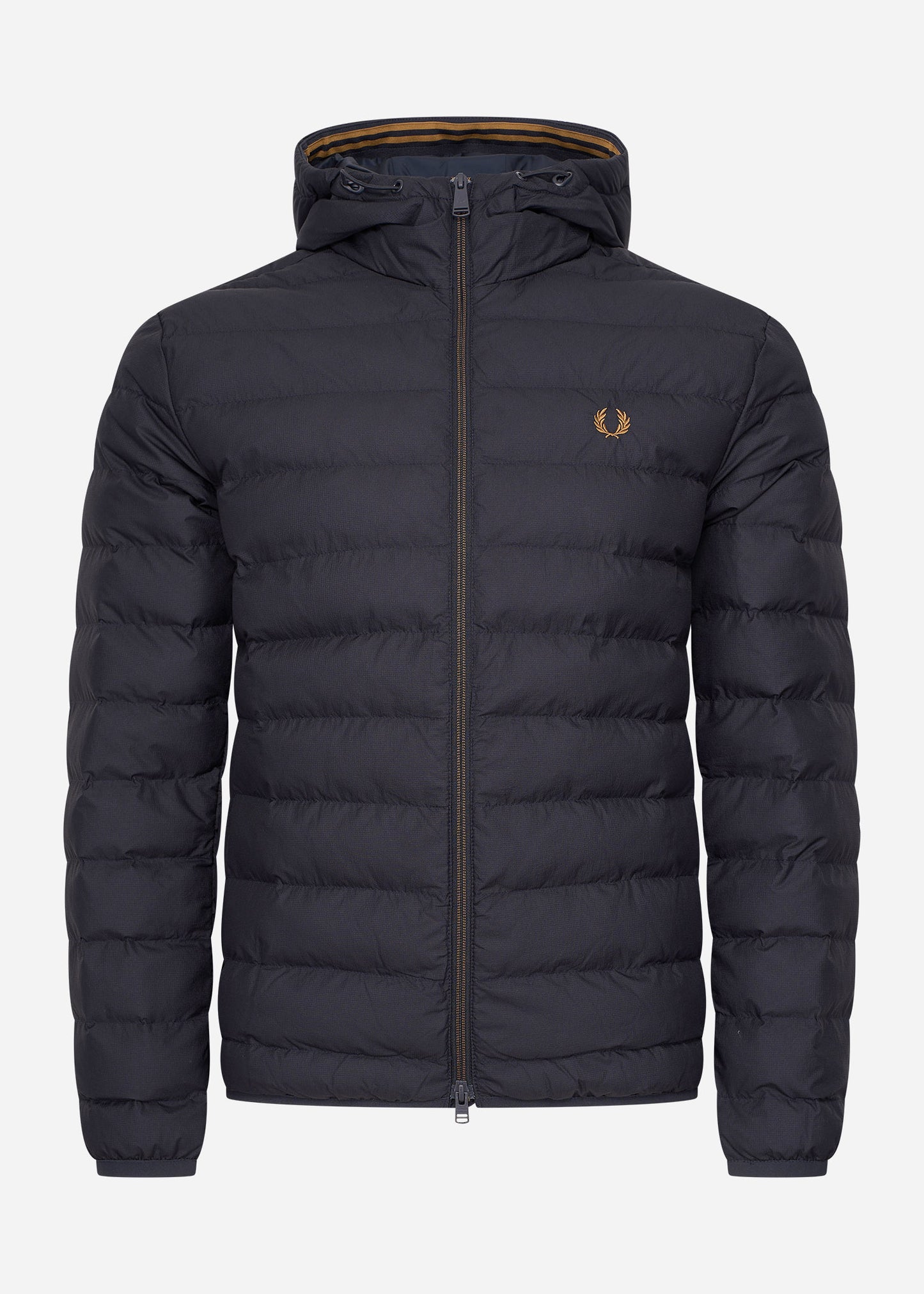 Hooded insulated jacket - navy
