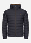 Fred Perry Jassen  Hooded insulated jacket - navy 