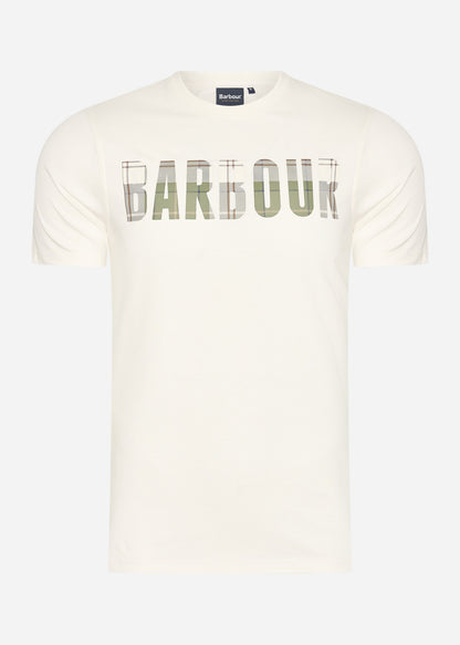 Barbour T-shirts  Thurford tee - whisper white 