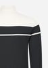 Sergio Tacchini Vesten  Damarindo track top - black gardenia 