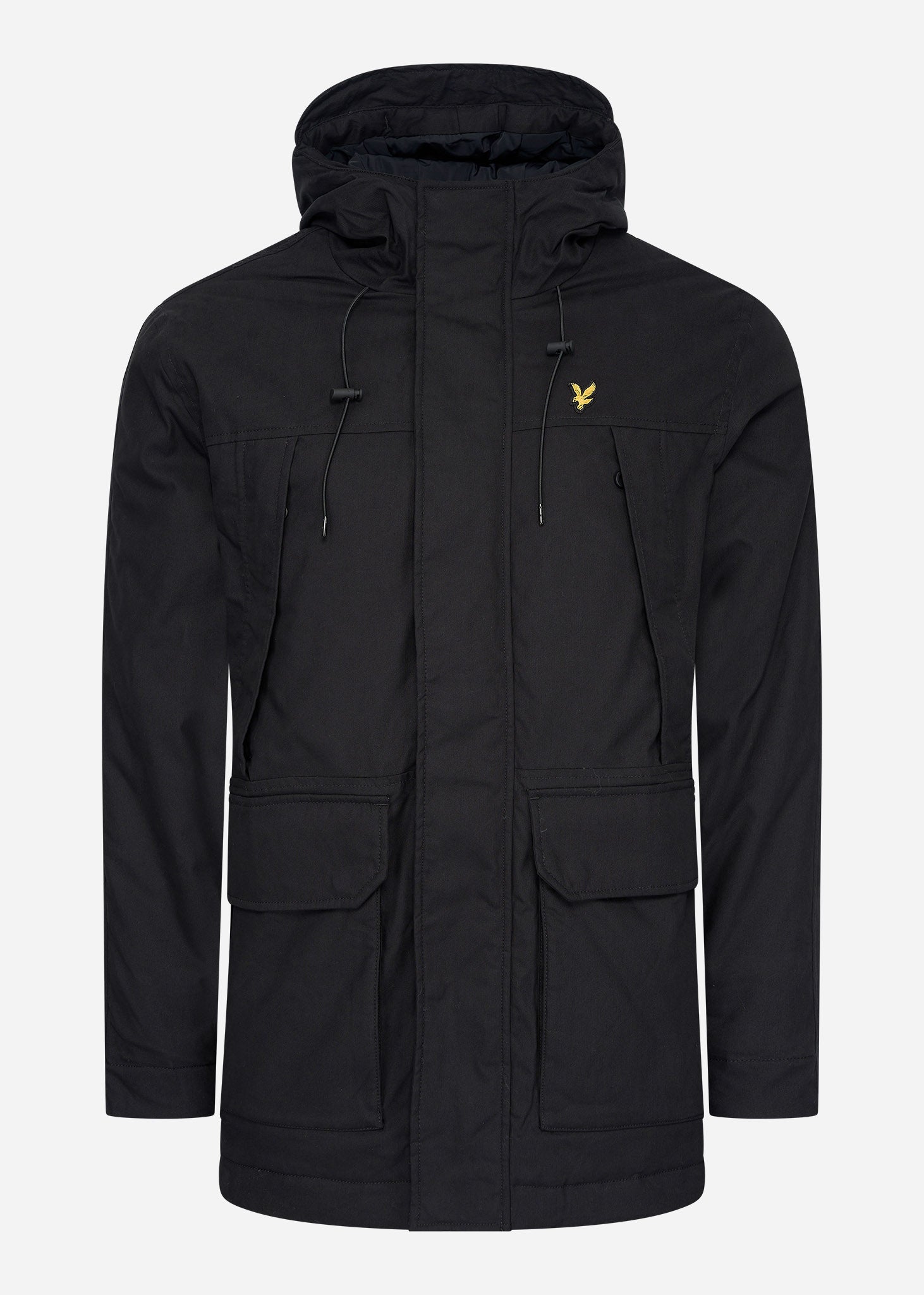 Lyle & Scott Jassen  Microfleece parka 2.0 - jet black 