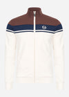 Sergio Tacchini Vesten  Damarindo track top - gardenia deep mahogany 