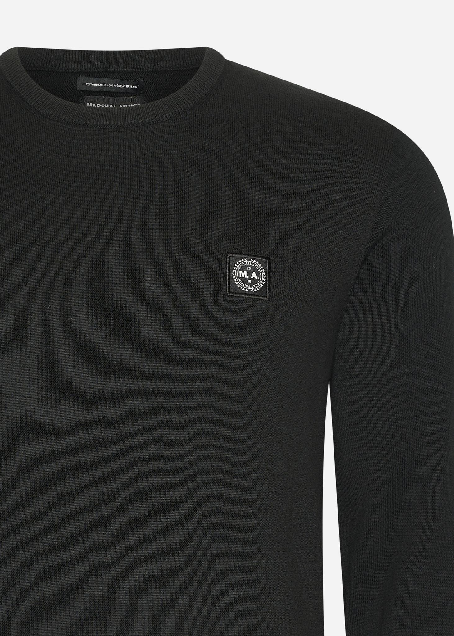 Marshall Artist Truien A Siren knit crewneck - black