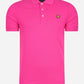Plain polo shirt - pink scorch