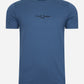 Embroidered t-shirt - midnight blue