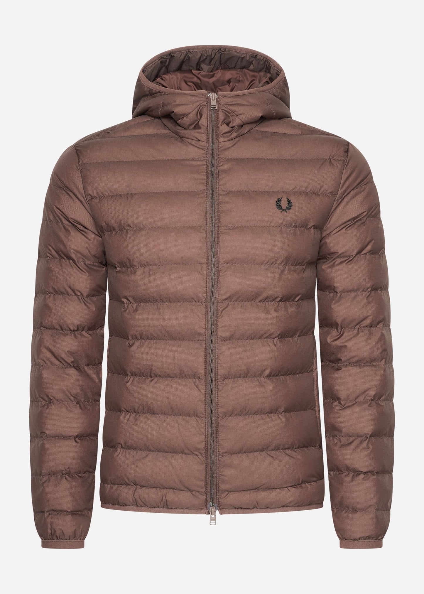 Fred Perry Jassen  Hooded insulated jacket - carrington-road-brick 