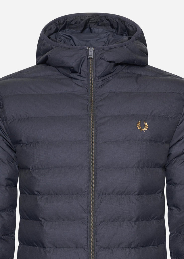 Fred Perry Jackets  Hooded insulated jacket - navy 