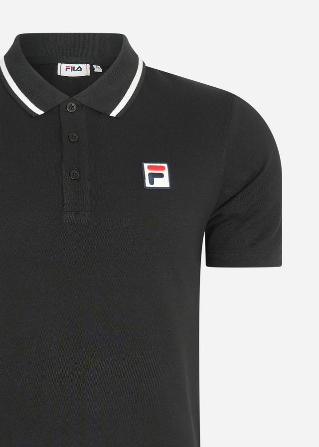 Fila Polos  Leitmeritz poloshirt - black 