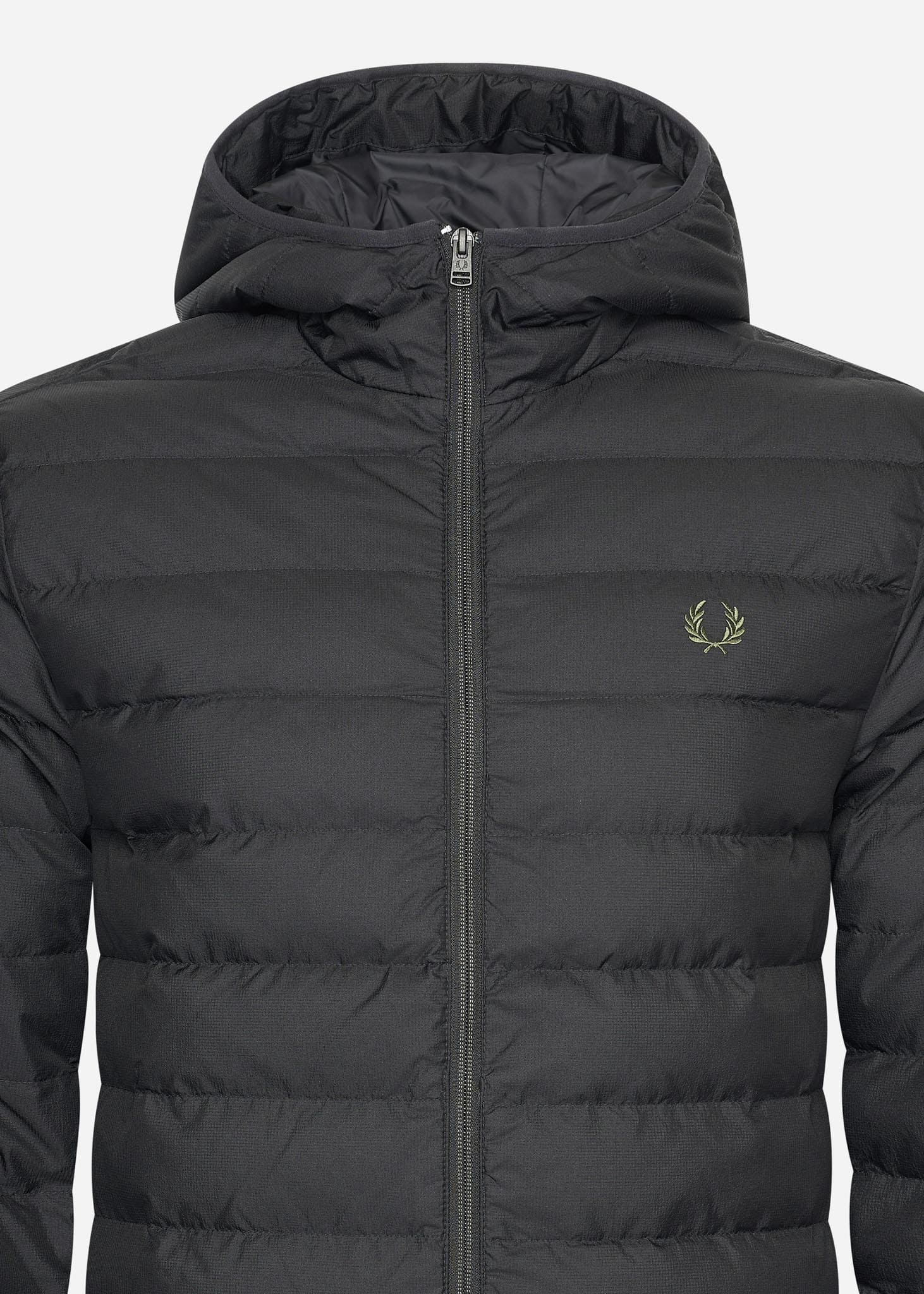 Fred Perry Jassen  Hooded insulated jacket - black 