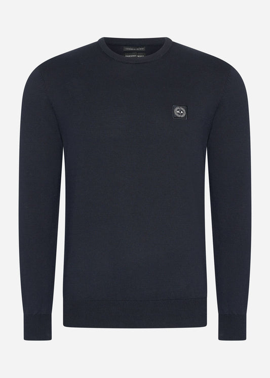 Marshall Artist Truien A Siren knit crewneck - navy