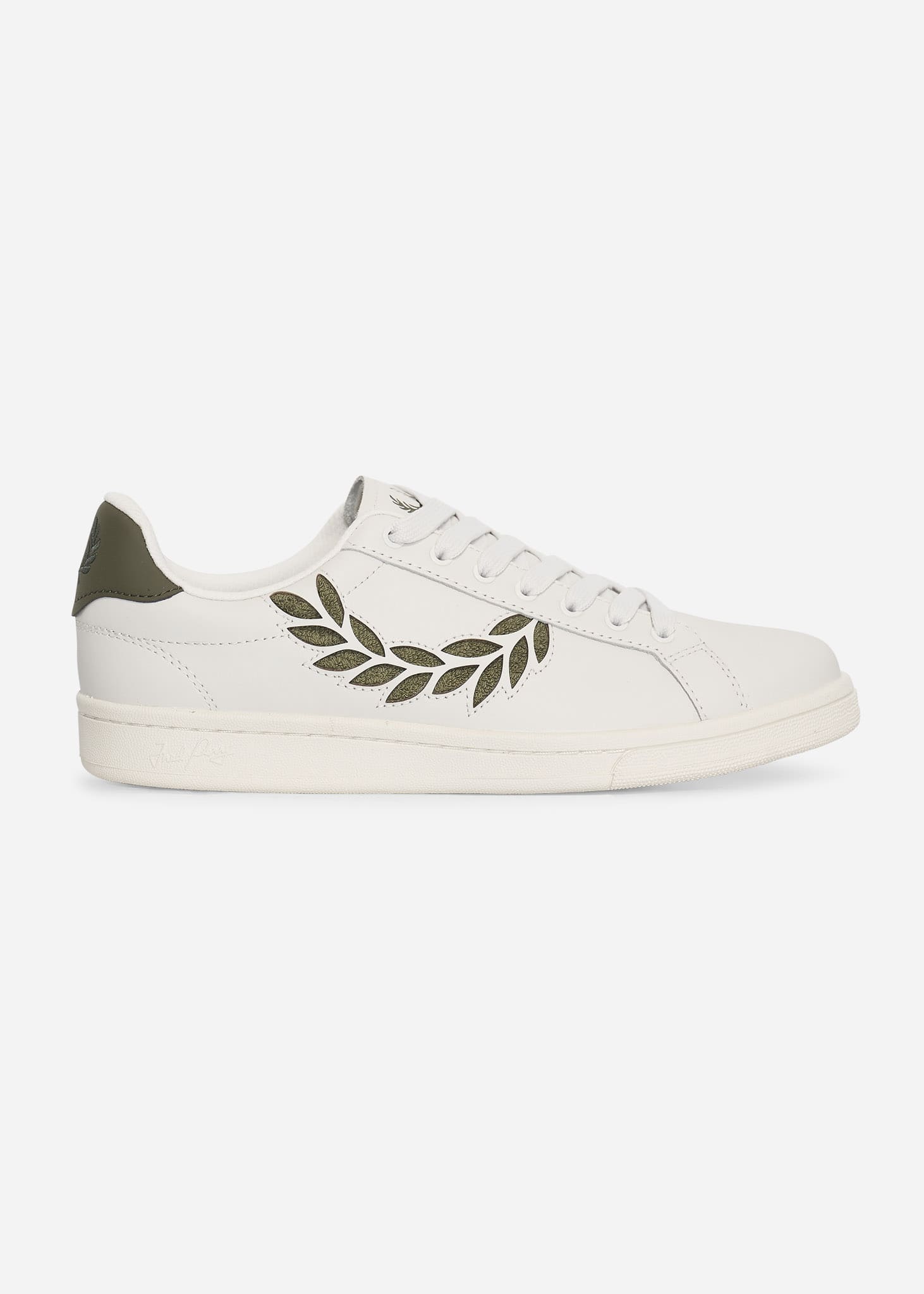 Fred Perry Schoenen  B721 leather branded - prcln unifrm grn 