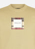 Marshall Artist Truien  UK ism box logo crewneck - sandstone 