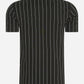 Fila Polo's  Luckenwalde polo shirt - black bright white striped 