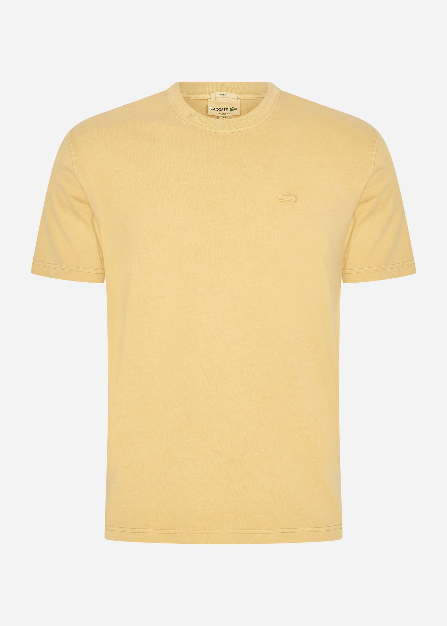 Lacoste T-shirts  Tone tee - eco golden haze 