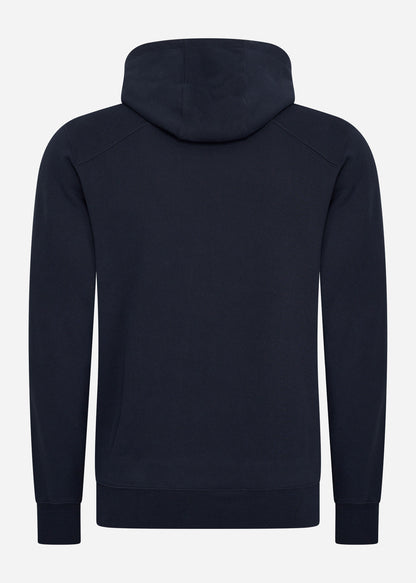 MA.Strum Hoodies  Chest print overhead hoody - ink navy 