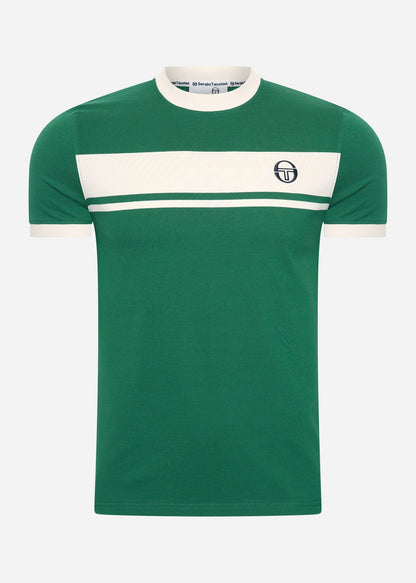 Sergio Tacchini T-shirts  Master tee - green white 