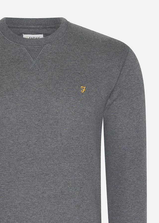 Farah Sweaters  Sweatshirt tim new crew - farah grey marl 