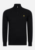 Lyle & Scott Truien 3 Pack cotton merino quarter zip jumper - jet black - dark navy - mid grey marl