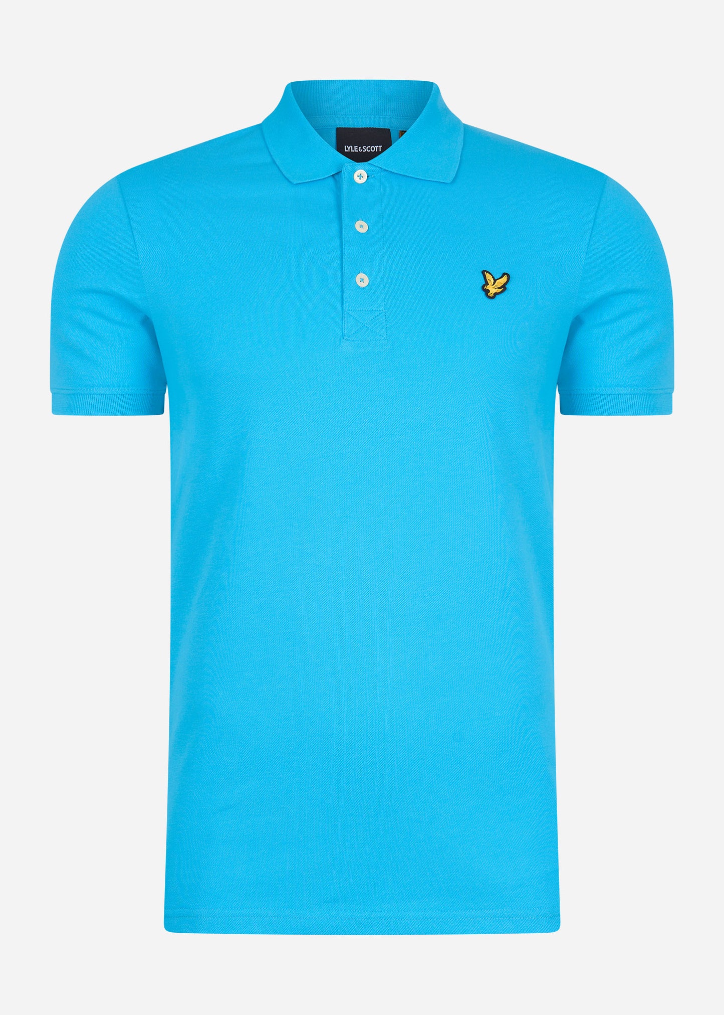 Plain polo shirt - blue scorch