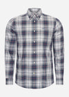 Barbour Overhemden  Wetheram tailored tartan shirt - blue granite 