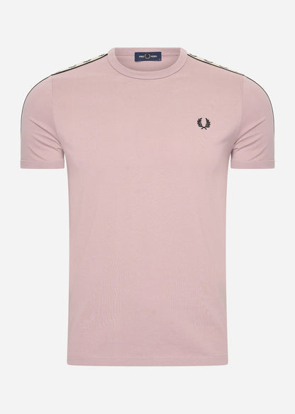 Fred Perry T-shirts  Contrast tape ringer t-shirt - dusty rs pink black 