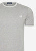 Fred Perry T-shirts  Twin tipped t-shirt - steel marl 