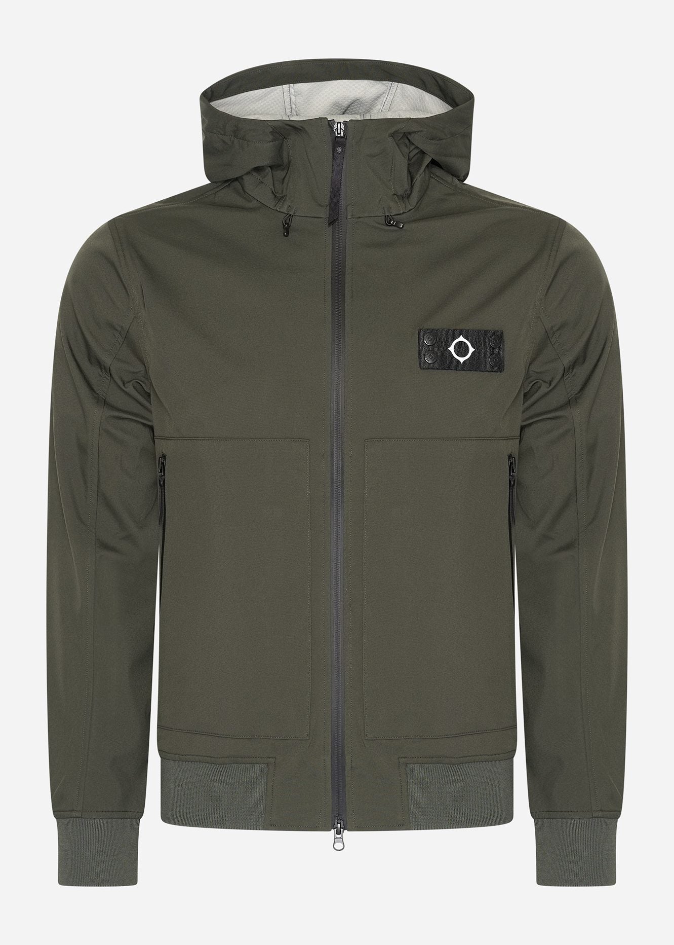 MA.Strum Jassen  Infantry softshell hooded jacket - oil slick 