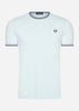 Fred Perry T-shirts  Twin tipped t-shirt - lgice mdnghblue 