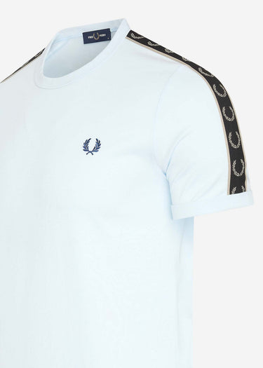 Fred Perry T-shirts  Contrast tape ringer t-shirt - lightice wrmgrey 