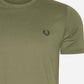 Fred Perry T-shirts  Ringer t-shirt - laurel wreath green 