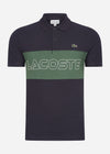 Lacoste Polo's  Colorblock polo - abysm sequoia 